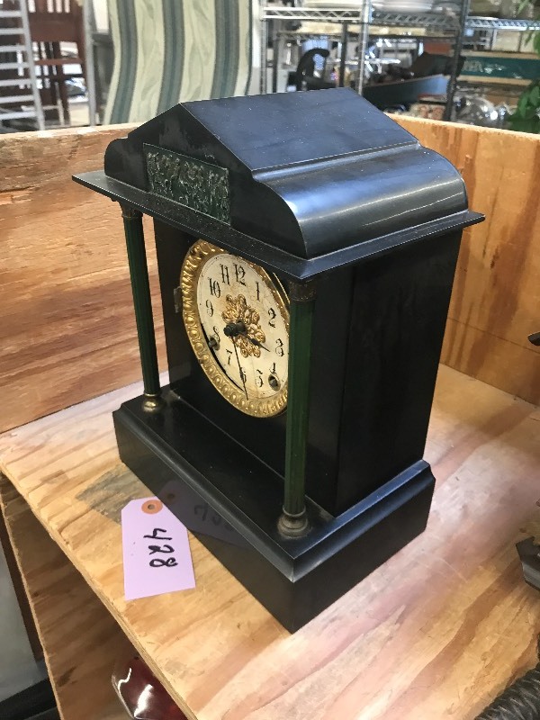 lot 428 image: ANSONIA CLOCK CO. MANTLE CLOCK