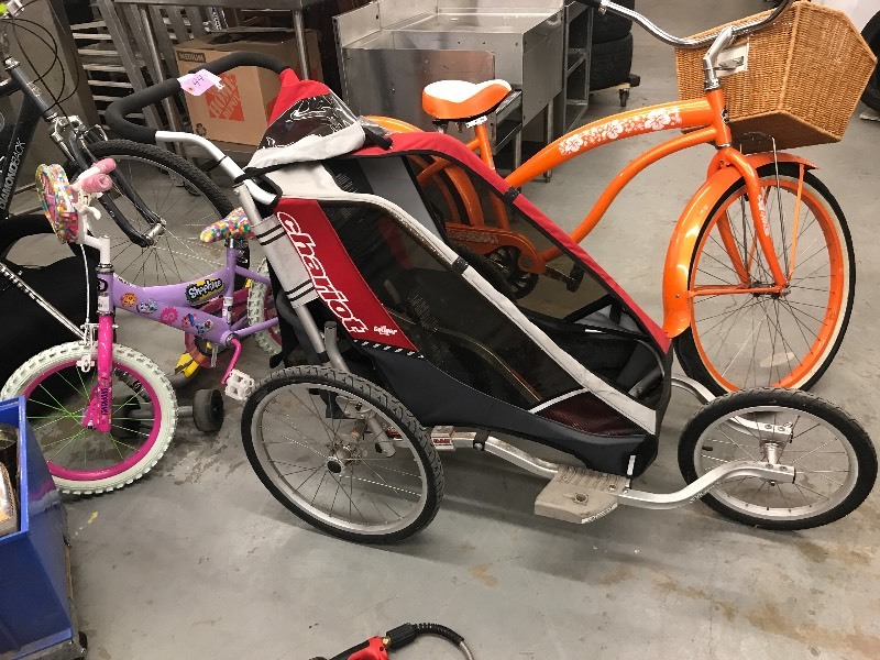 lot 444 image: BIKE TRAILER  JOGGING STROLLER