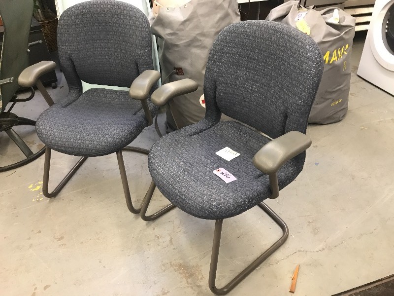lot 456 image: 2 OFFICE CHAIRS