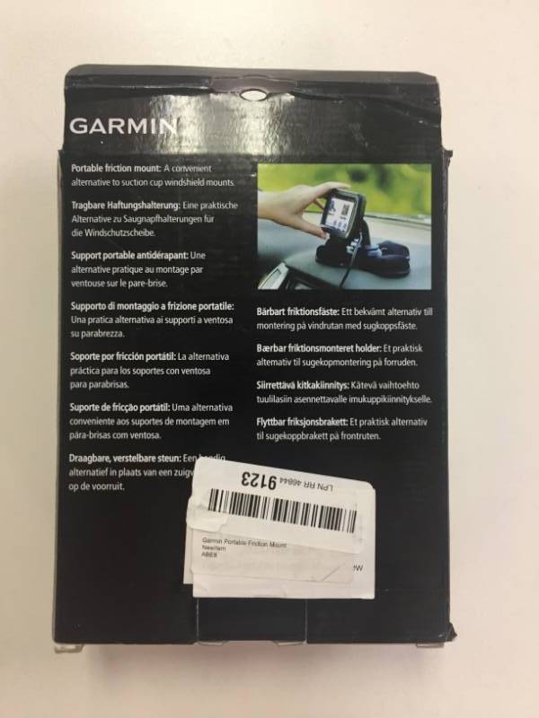 New In Box Garmin Portable Friction Mount