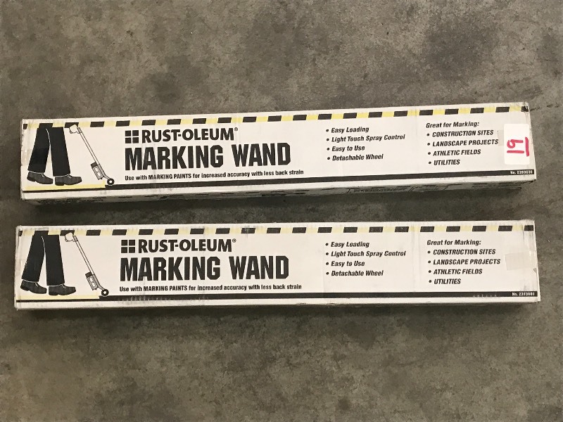 lot 19 image: (2) Rust-Oleum Marking Wands ...