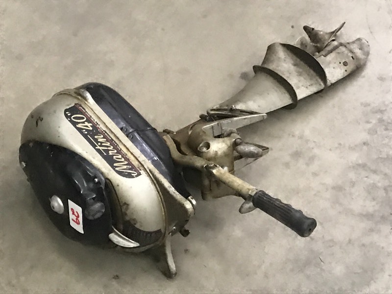 lot 29 image: Martin 40 Outboard Boat Motor, Ha...