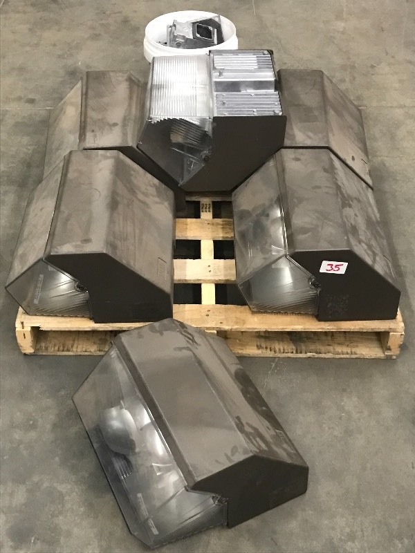 lot 35 image: Lot Of (6) Commercial Outdoor Flush...