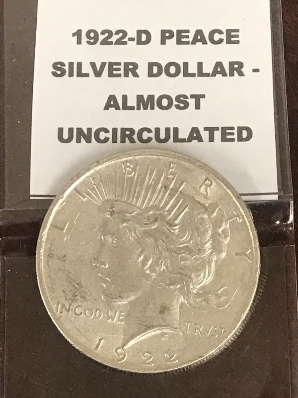 1922-D Peace Dollar