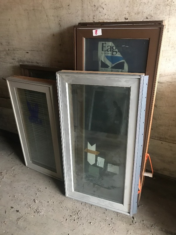 lot 8 image: (5) Windows (2) Eagle 24x56.25 B...