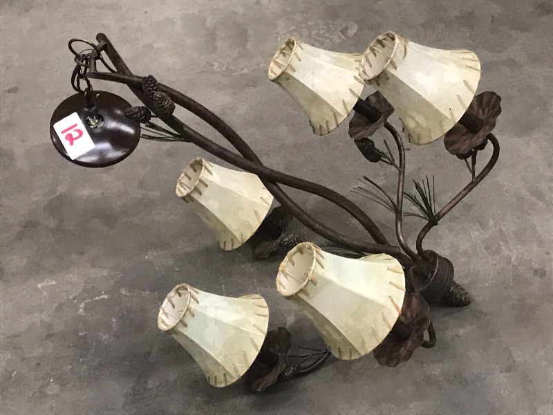 lot 12 image: 115Volt Five-Light CabinOutdoor Th...