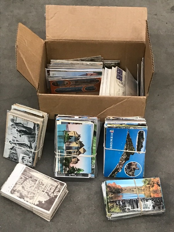 lot 27 image: (1) Box Of (650) Foreign Postcards...