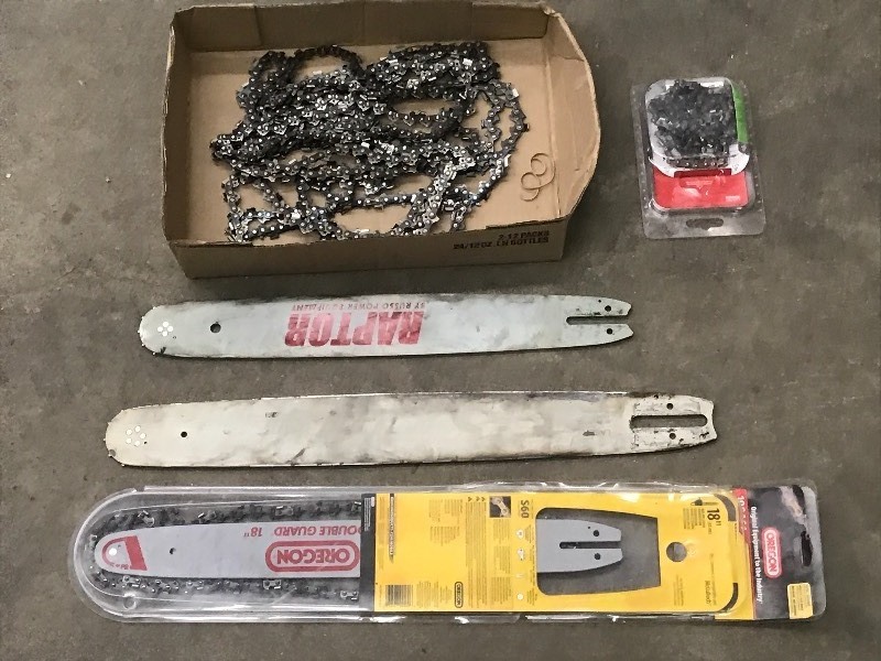 lot 78 image: Lot Of Assorted 18 & 20 Chainsaw ...