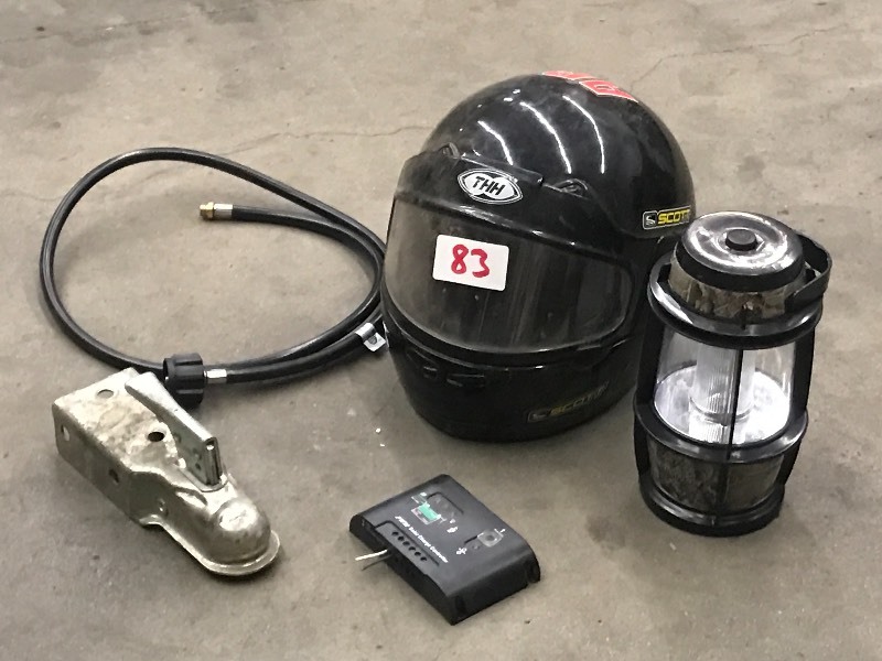 lot 83 image: Lot Of THH Snowmobile Helmet, Camp...