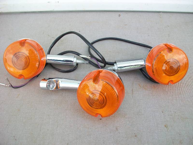 Harley Signal Lights & Vintage Emergency Kit