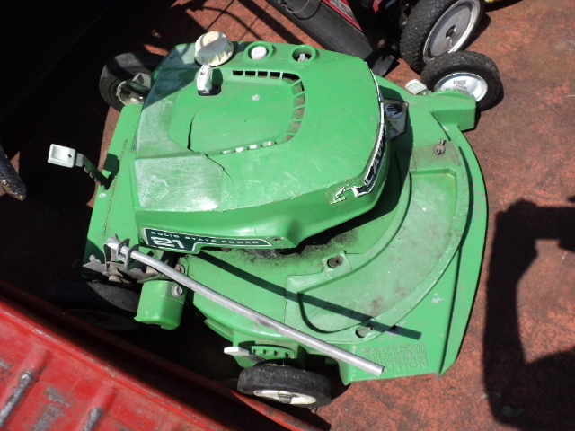lot 8 image: 3 lawn mowers - all need work...
