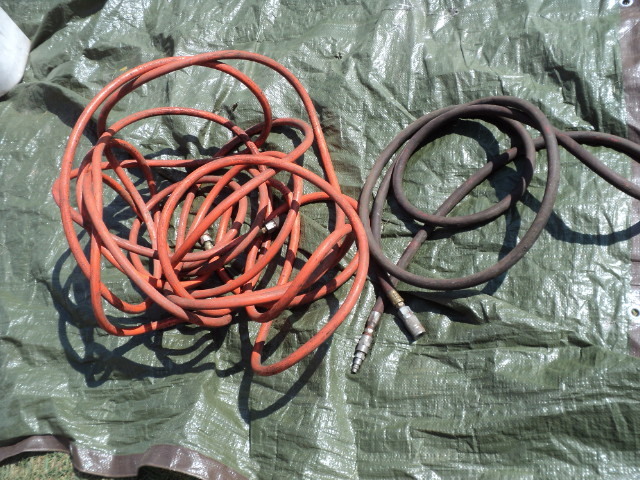 lot 44 image: 2 air compressor hoses...