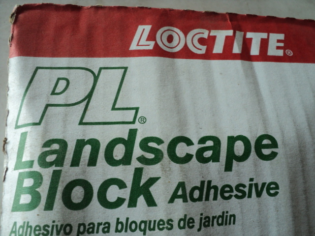 lot 59 image: Landscape block adhesive 12 10 ounc...