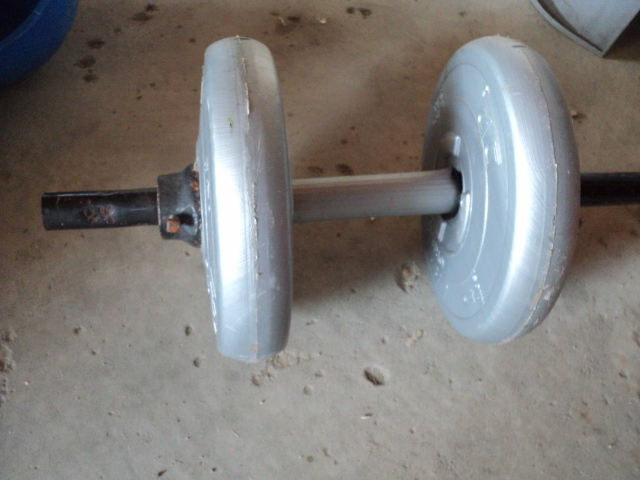 lot 74 image: weights...