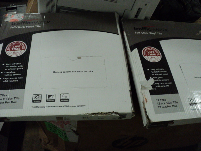 lot 116 image: 2 cases Traffic Master self-stick v...