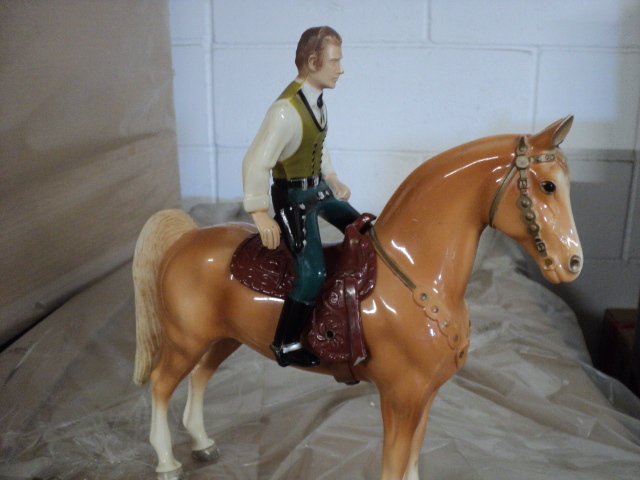 lot 120 image: Bonnie vintage horse and rider...