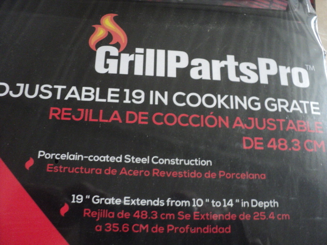 lot 151 image: Grill Parts Pro adjustable 19 cook...