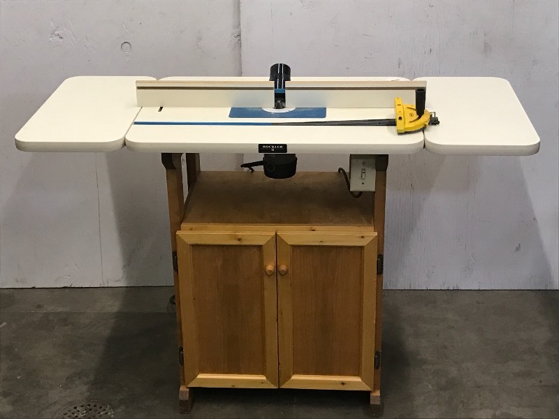 Rockler Router Table With Router Woodworking Equipment Tools