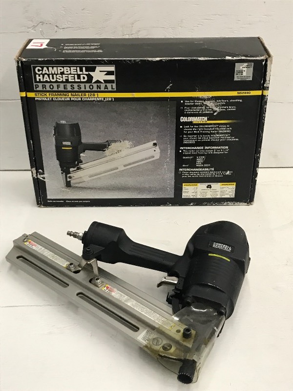 lot 17 image: Pneumatic Stick Framing Nailer