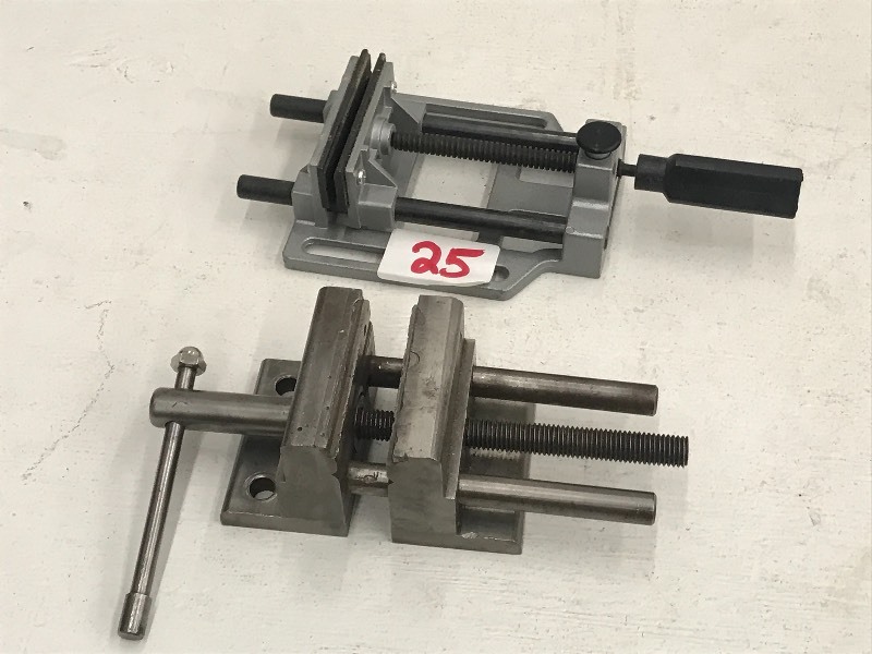 lot 25 image: (2) Drill Press Vise