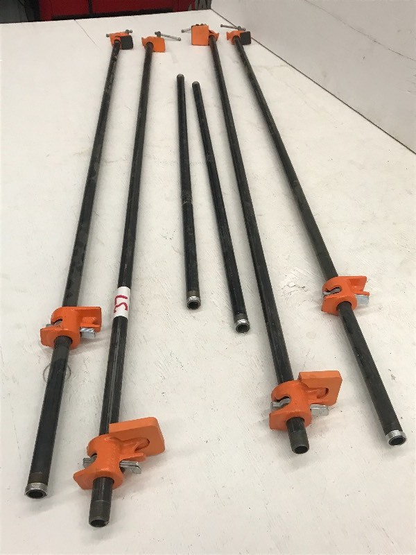 lot 37 image: (4) Pony Bar Clamps