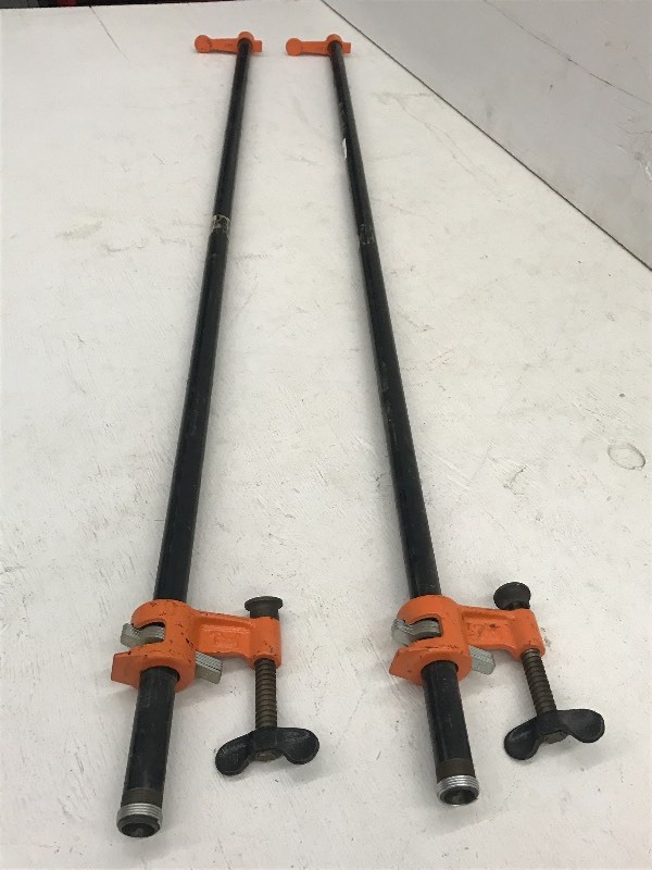 lot 38 image: (2) Bar Clamps