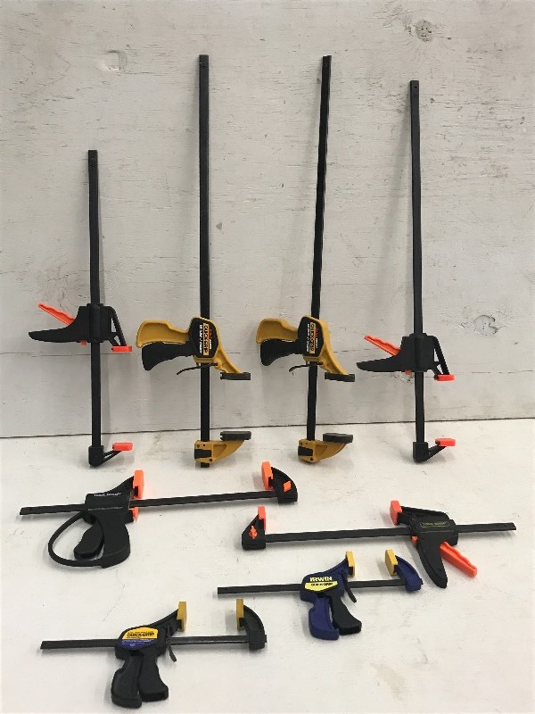 lot 40 image: (8) Assorted Quick-Grip Clamps