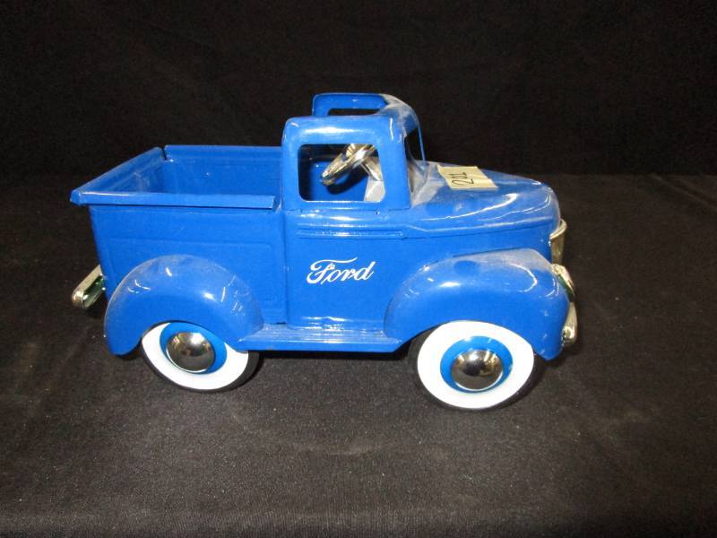 lot 86 image: Toy Ford Truck replicates a pedal car, metal