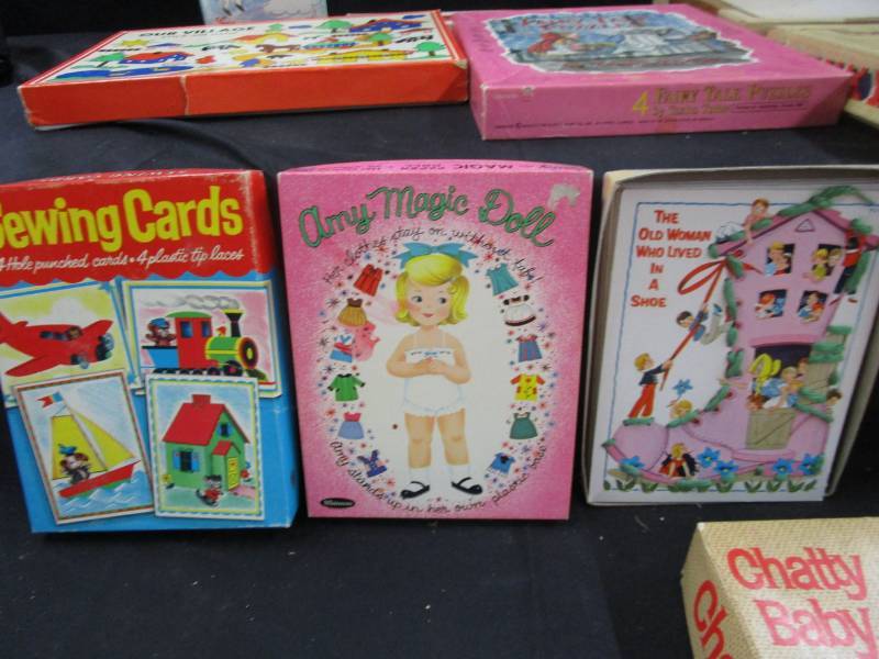lot 103 image: Very old games and paperdolls and misc