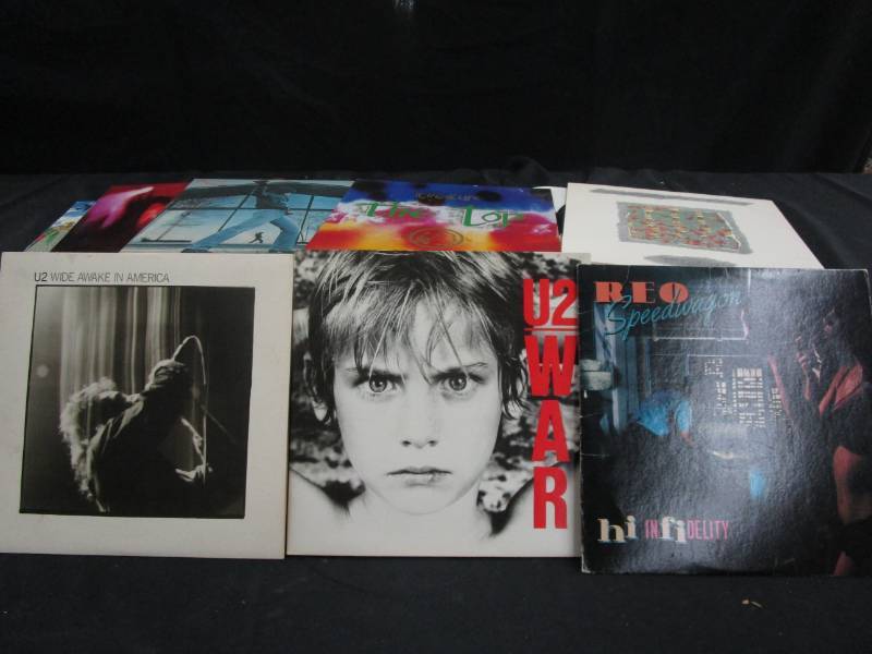 lot 120 image: U2 records and more see pictures