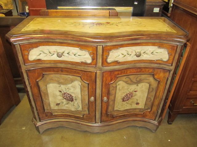 lot 44 image: Ornately Decorated SideboardBuffet