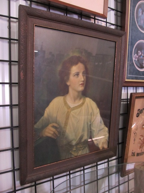 lot 76 image: NICE Antique Framed Religious Print