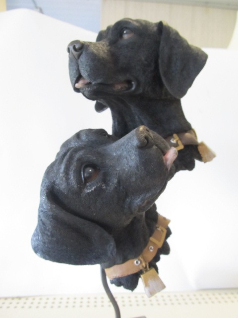 lot 138 image: Highly Detailed Dog Sculpture