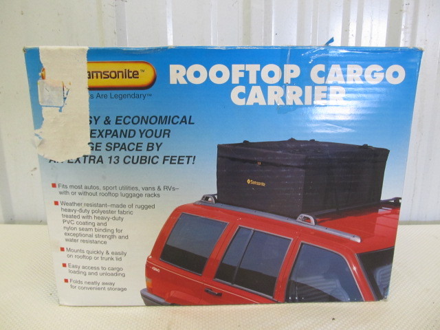 samsonite rooftop cargo carrier