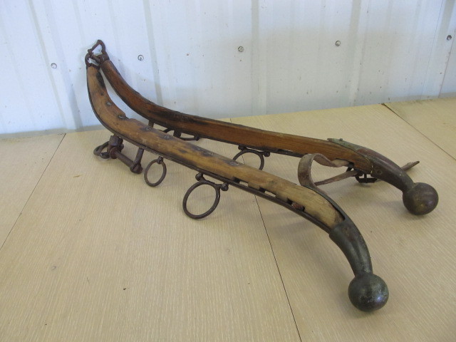 lot 156 image: Pair of Antique Horse Hames