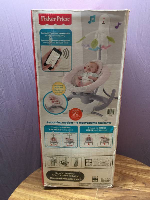 fisher price 4 in 1 smart connect swing