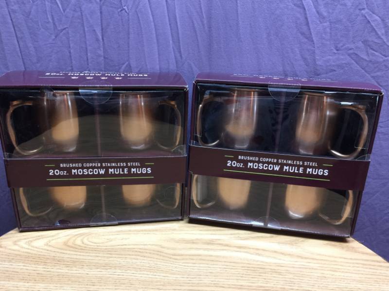 lot 18 image: Moscow Mule Mugs