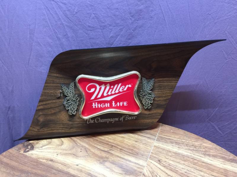 lot 62 image: Miller High Life Beer Sign