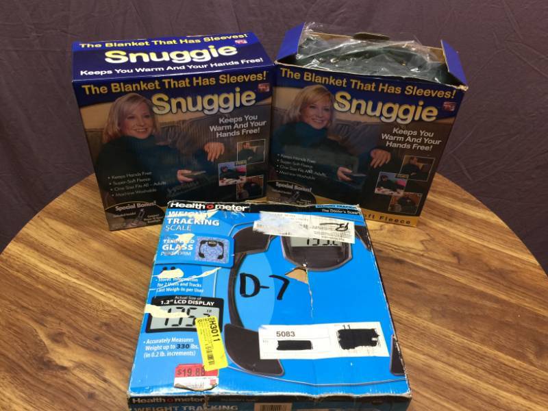 lot 89 image: 2 Snuggies and Scale