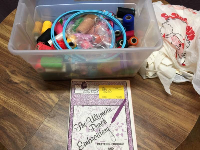 lot 145 image: Embroidery Supplies