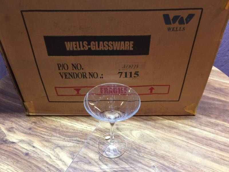 lot 148 image: Martini Glasses