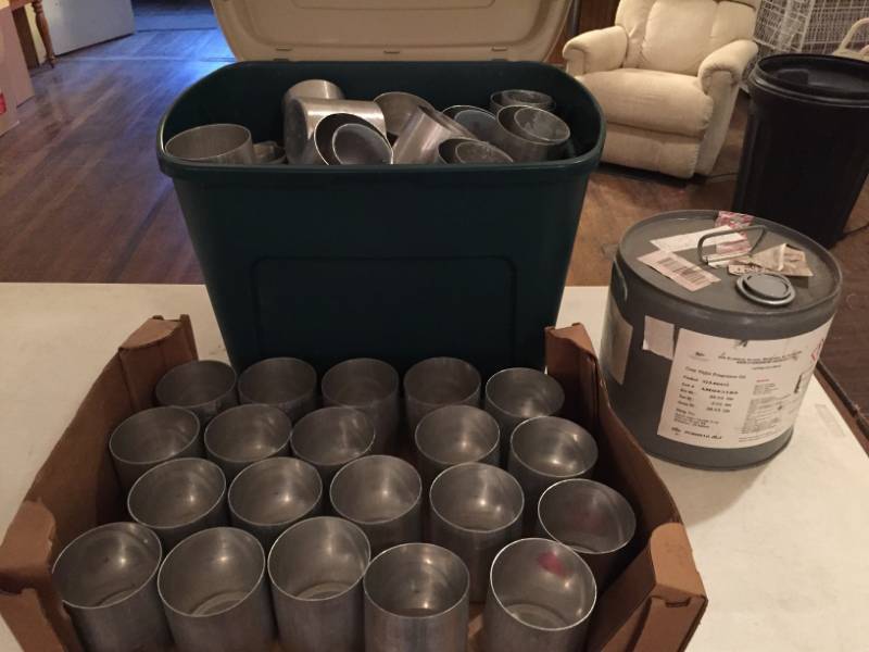 lot 149 image: Candle Making Molds & Fragrance Oil