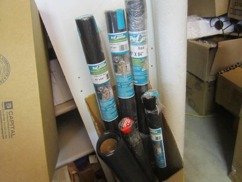 Lot of 6 Misc Rolls of Screen  F-0...