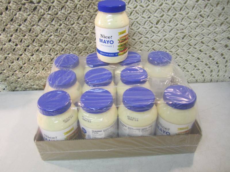 Case of 12 Jars of Mayo Best by Mar...