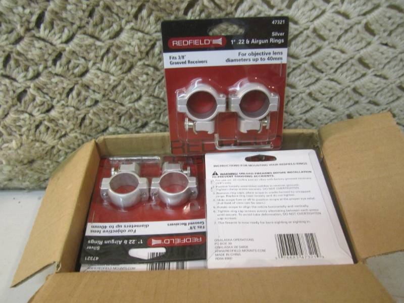 Case of 12 Redfield 1 .22 & Airgun...