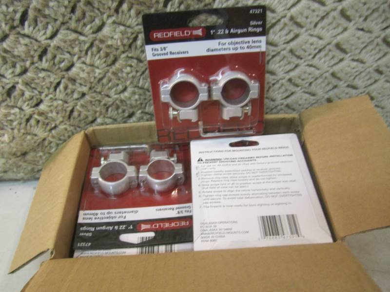 Case of 12 Redfield 1 .22 & Airgun...