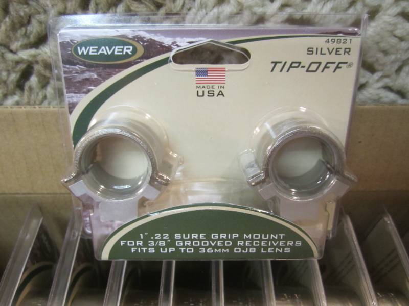 Case of 12 Weaver Tip-Off 1 .22 Su...