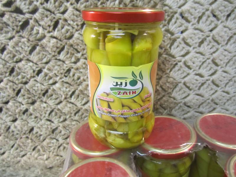 Case of 6 Jars of Whole Green Peppe...