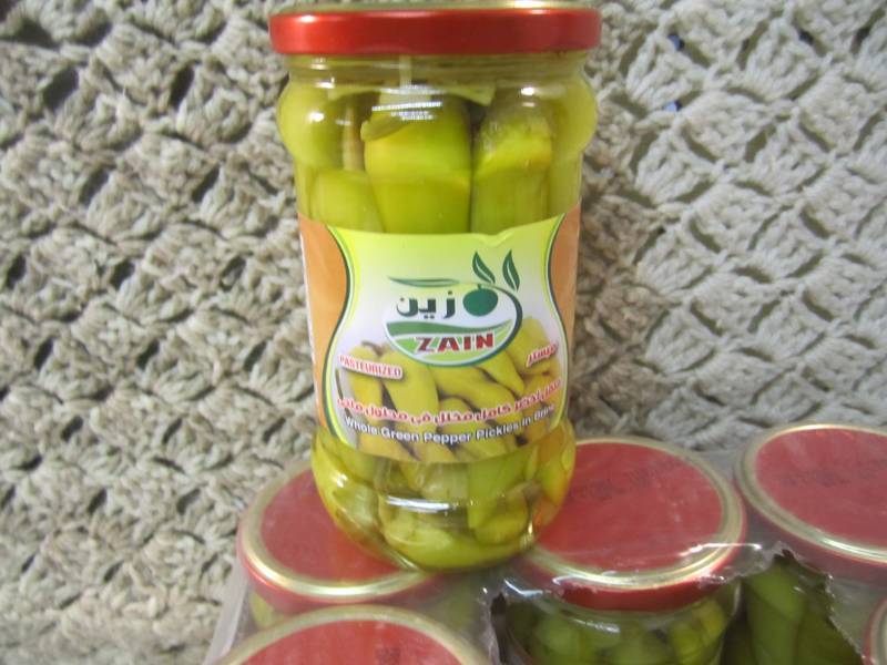 Case of 6 Jars of Whole Green Peppe...