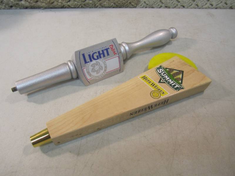 Lot of 2 Beer Tap Handles  E-1...